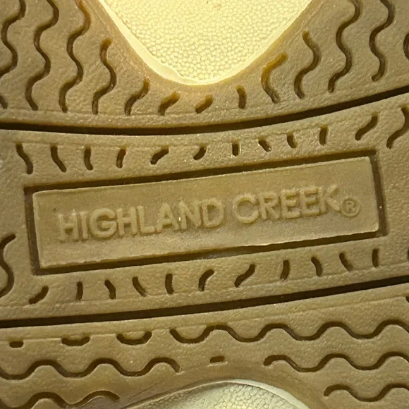 Highland Creek Brown beige leather lace up slip on loafer women’s size 7.5M - Picture 12 of 12